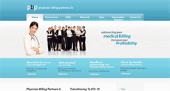 Desktop Screenshot of physicianbillingpartners.com